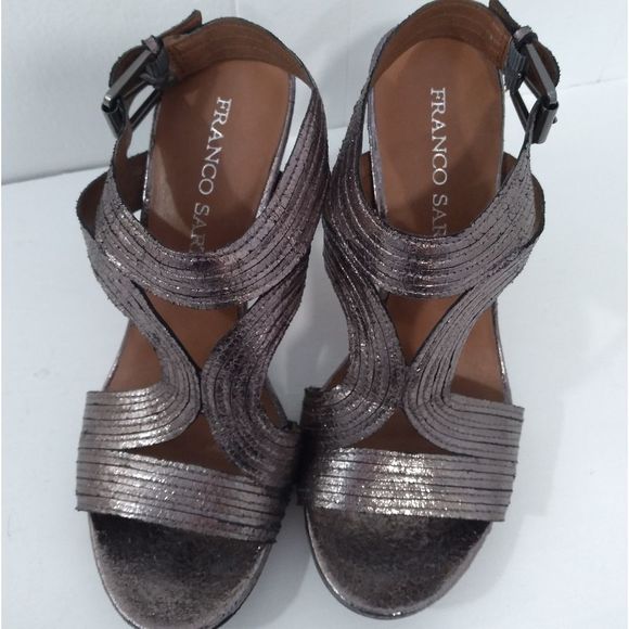 Franko Sarto 4" Ankle Strap Heels. Size 7M - Picture 6 of 12